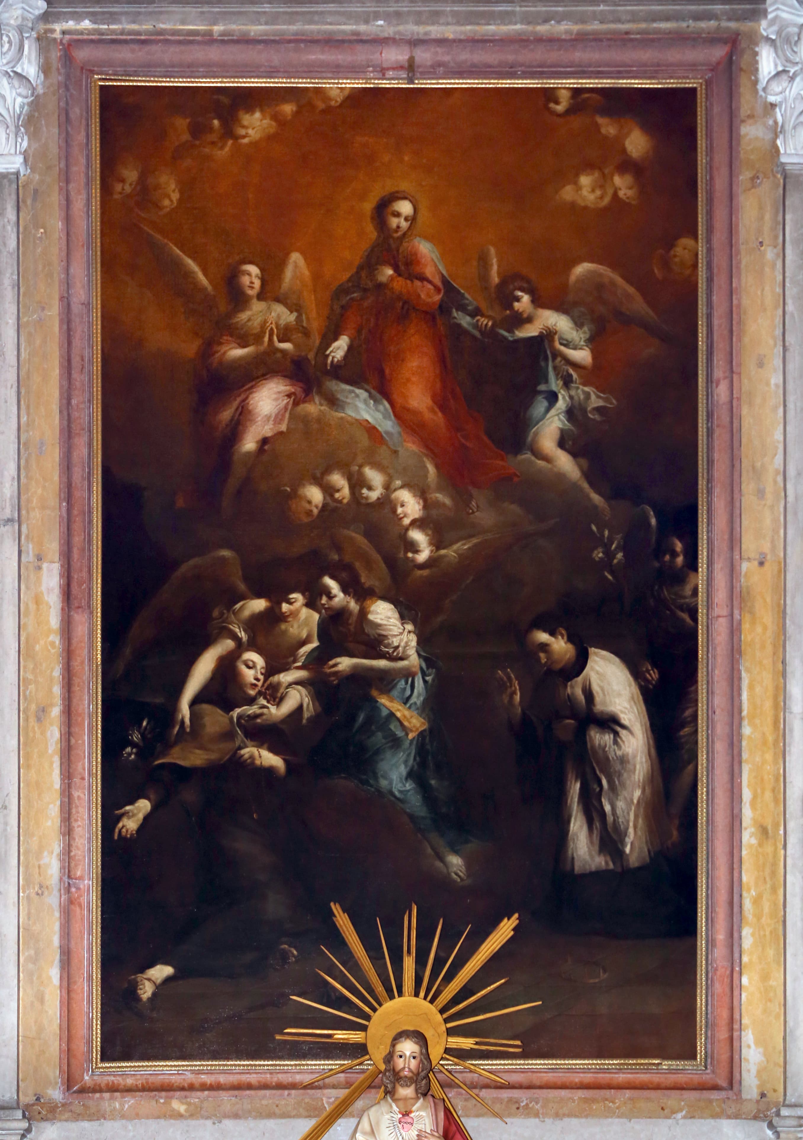 Saint Aloysius Gonzaga and Saint Stanislaus Kostka, painting by Giuseppe Maria Crespi