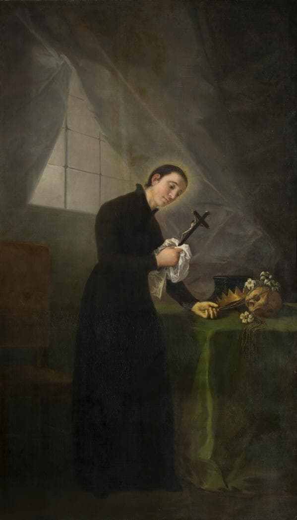 Saint Aloysius Gonzaga, painting by Francisco Goya (1798)