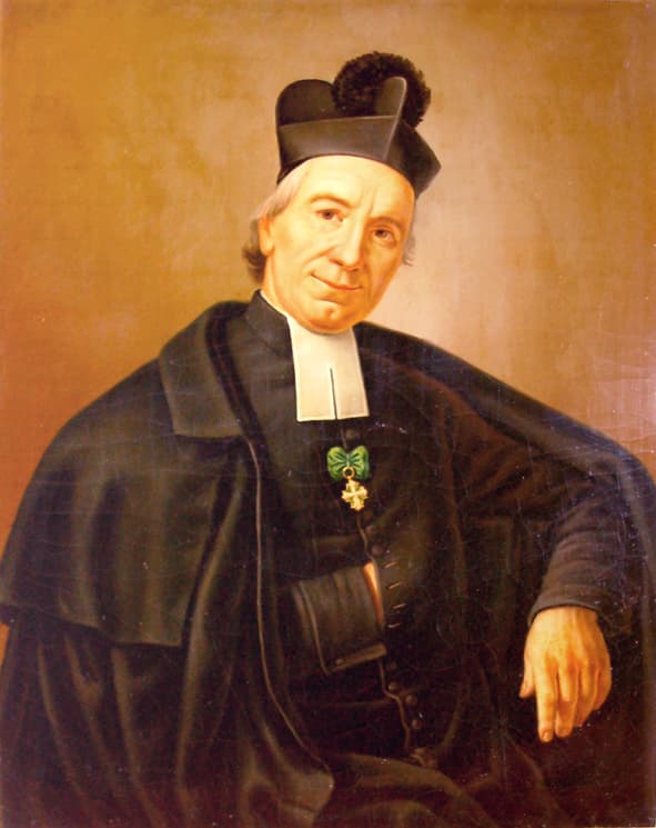 Porträt des heiligen Giuseppe Benedetto Cottolengo.