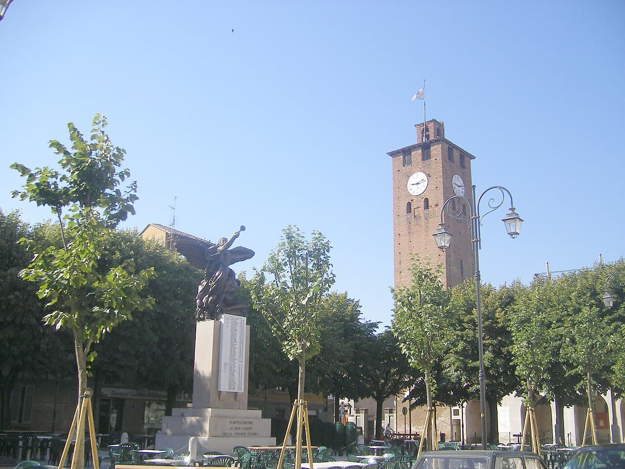 Hauptplatz von Pontecurone.