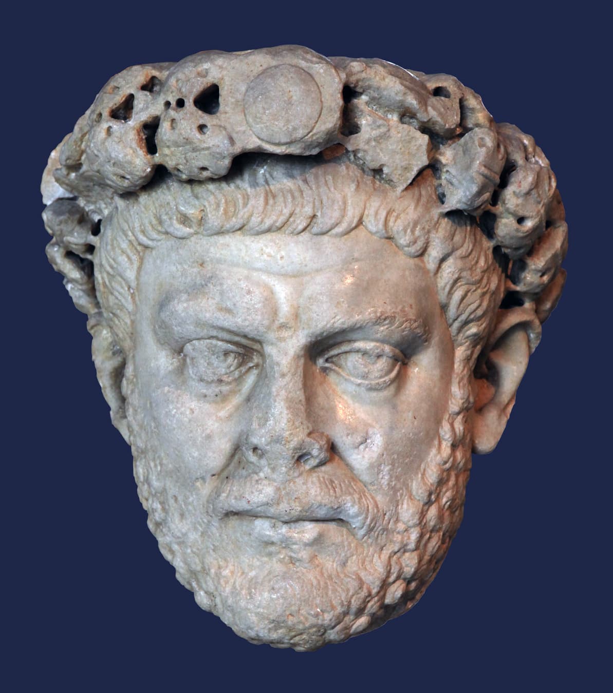 Busto de mármore do imperador Diocleciano