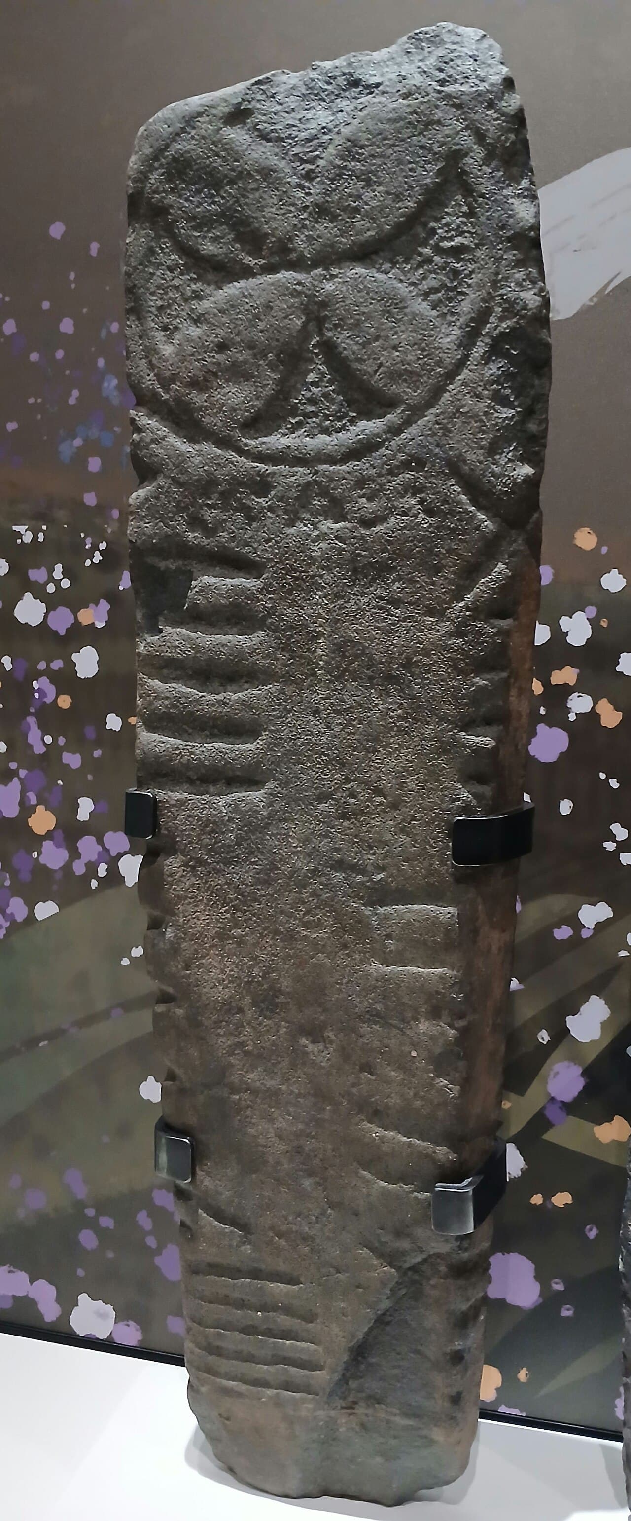 Piedra ogham de Aglish, conservada en el Museo Nacional de Dublín