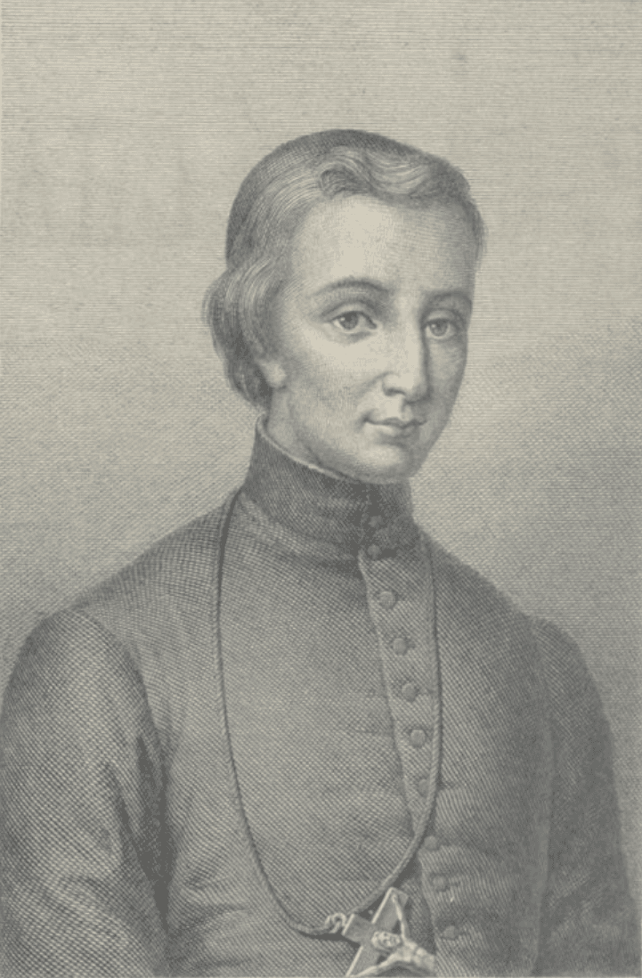 Portrait of Saint Peter Chanel, Marist priest and first martyr of Oceania