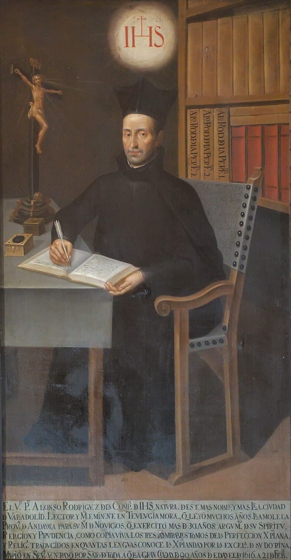 Portrait of Saint Alphonsus Rodriguez, Jesuit lay brother and porter of Majorca