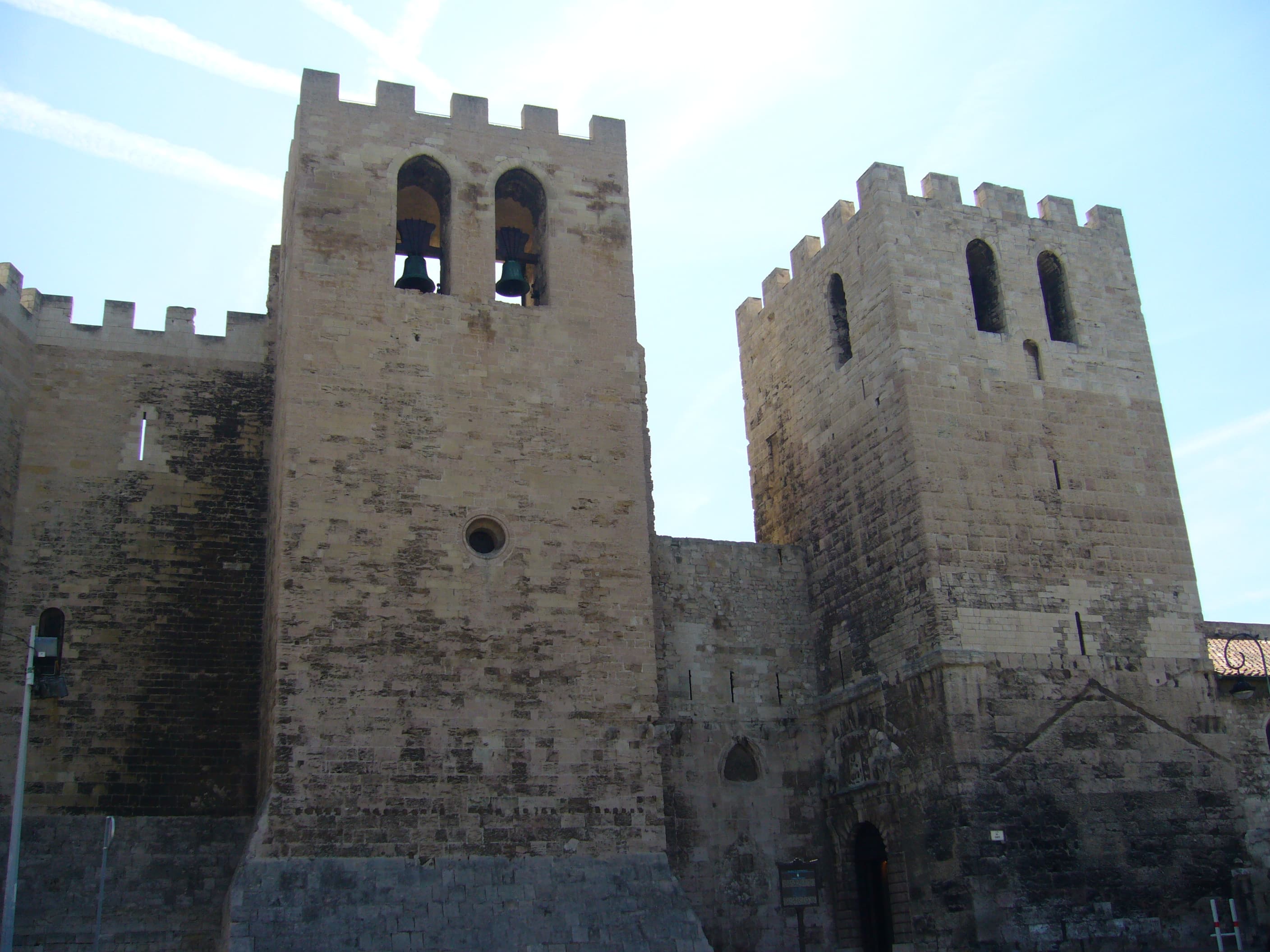 Towers of the Abbey of Saint-Victor in Marseille, a monastic center associated with Provençal Christianity.
