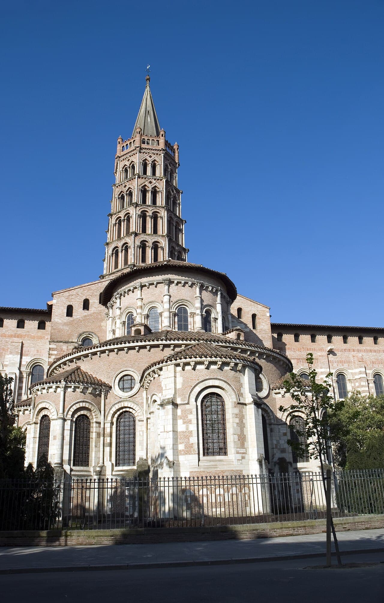 Cabecera románica de la basílica de Saint-Sernin de Toulouse
