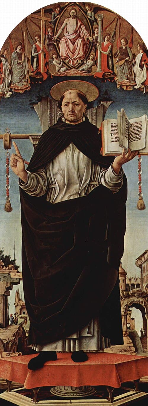 San Vicente Ferrer, tabla de Francesco del Cossa