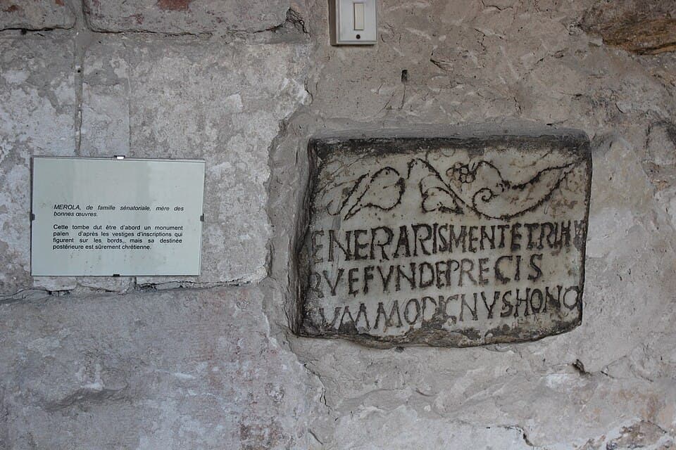 Cripta della chiesa di Sant'Ireneo a Lione, luogo di memoria dei primi martiri lionesi