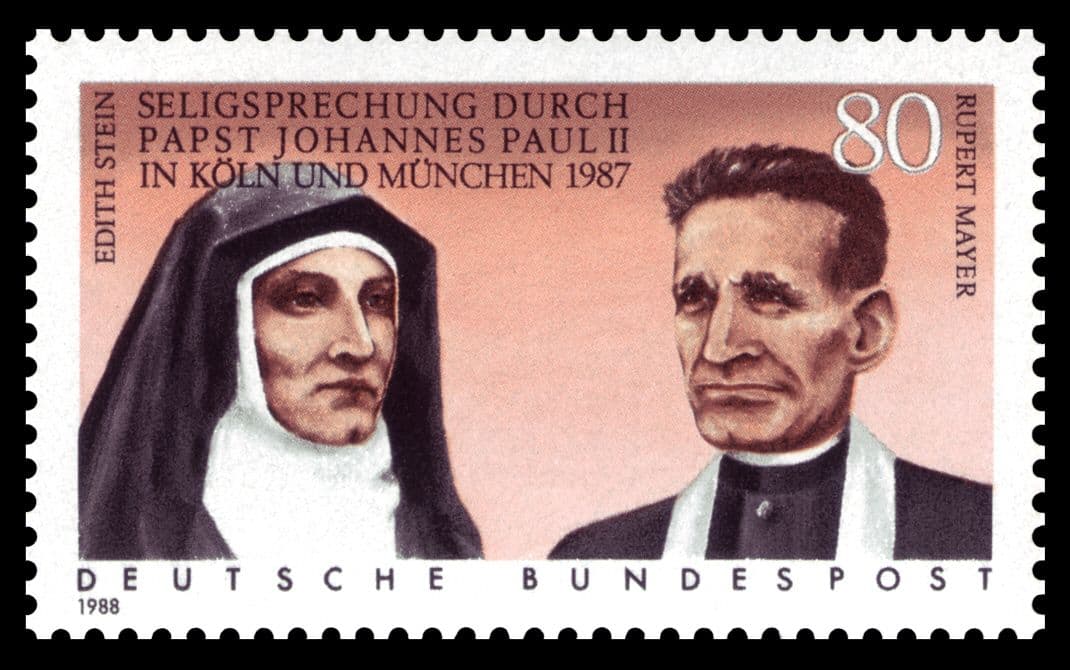 Znaczek Deutsche Bundespost z okazji beatyfikacji (1988)