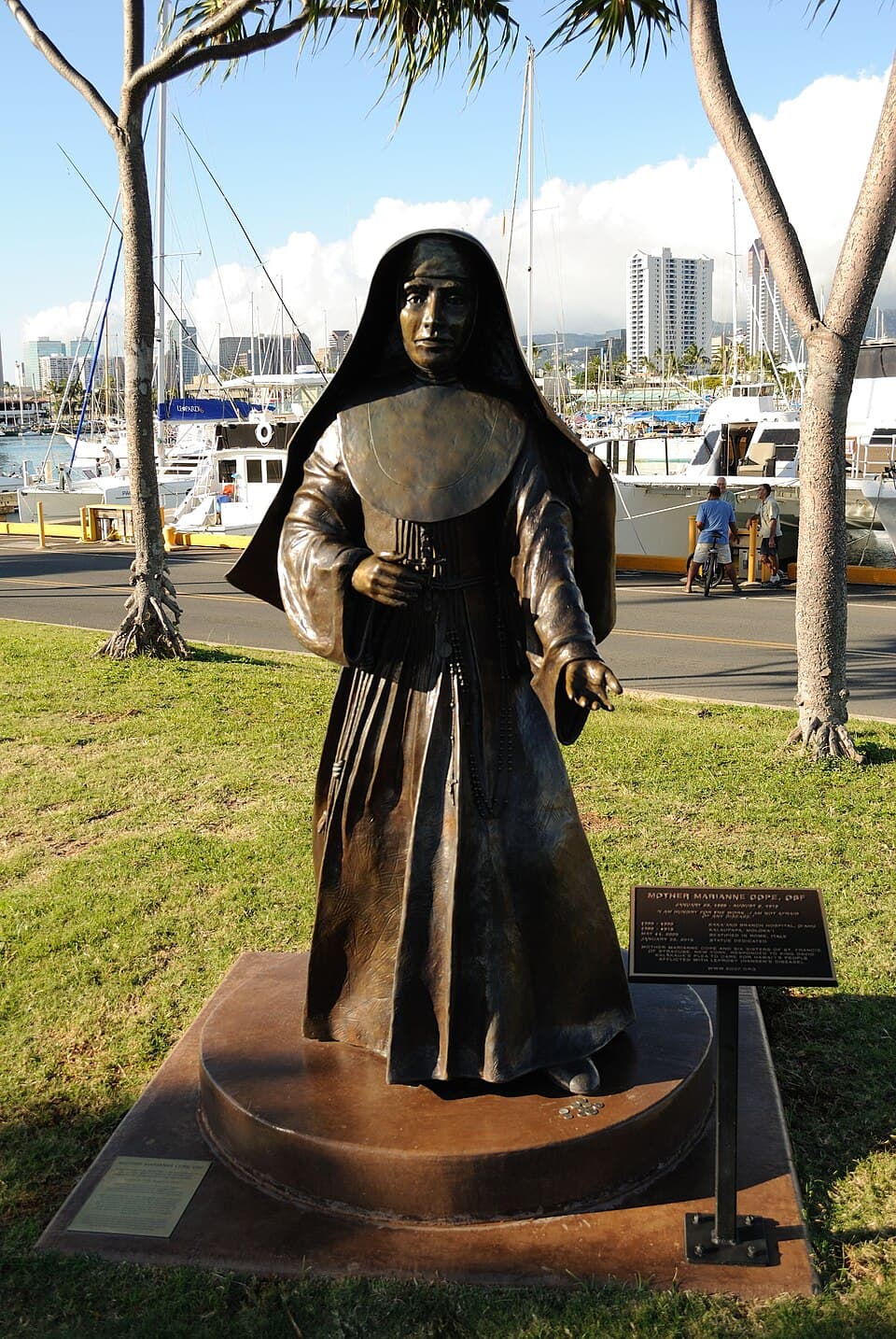 Statue der heiligen Marianne Cope in Honolulu