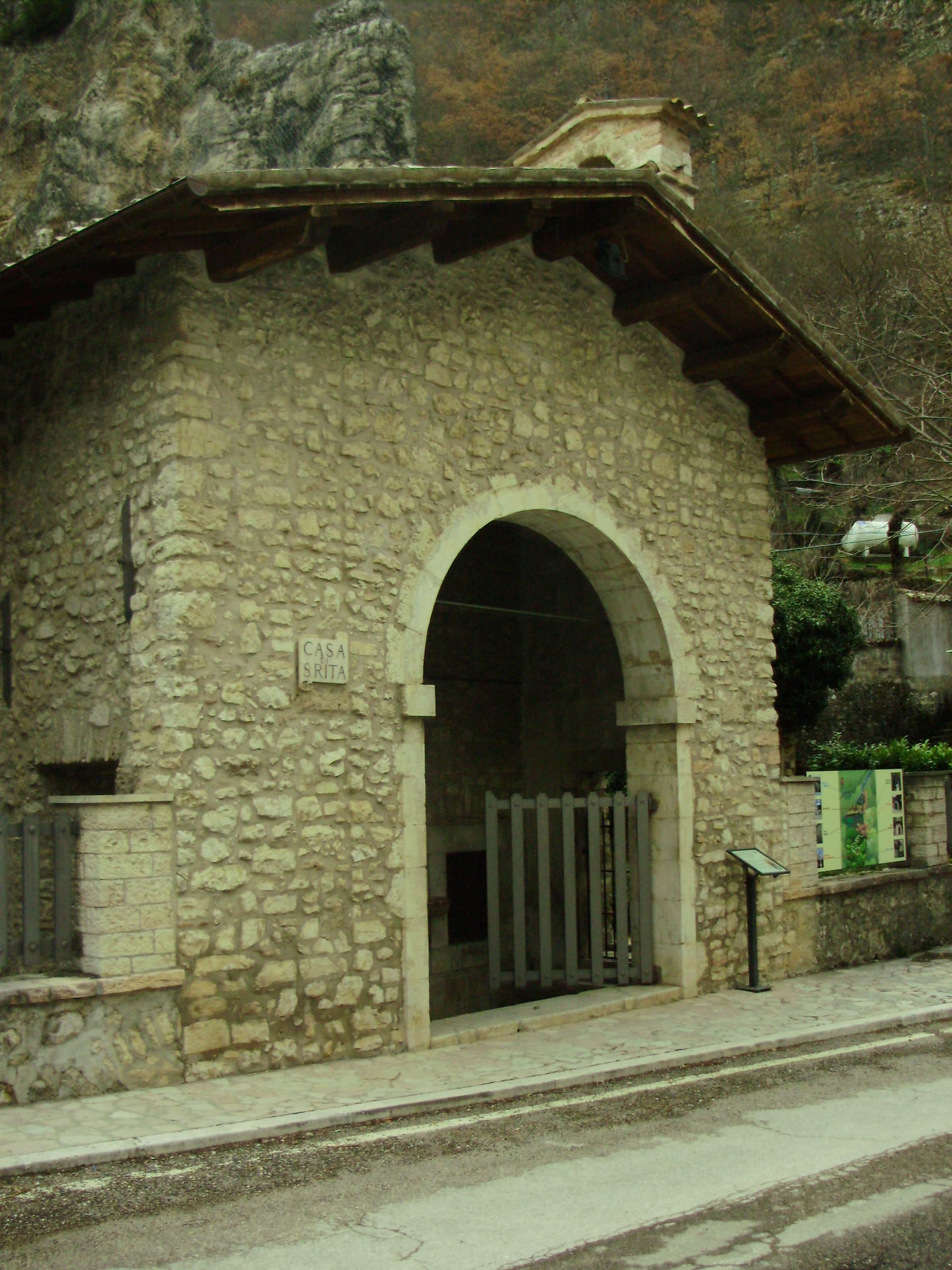 A casa conjugal de Rita e Paolo em Roccaporena.