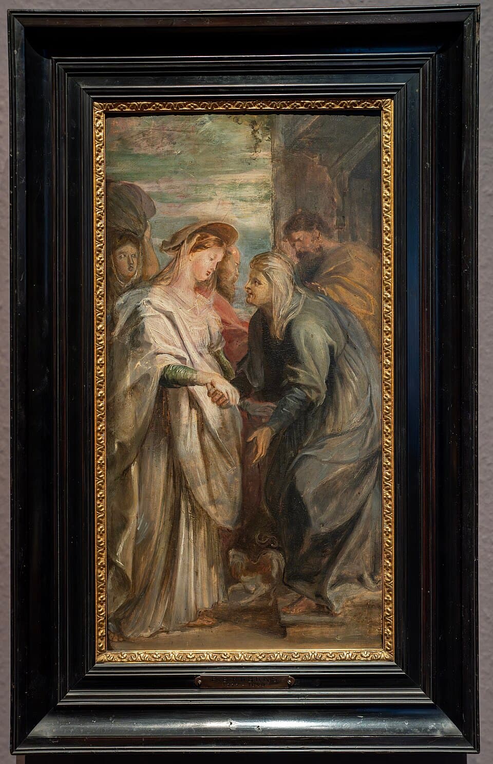 La Visitation, Pierre-Paul Rubens : Marie et Élisabeth se rencontrent et s'embrassent