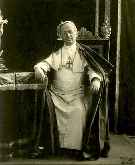 Photographic portrait of Pope Pius XI