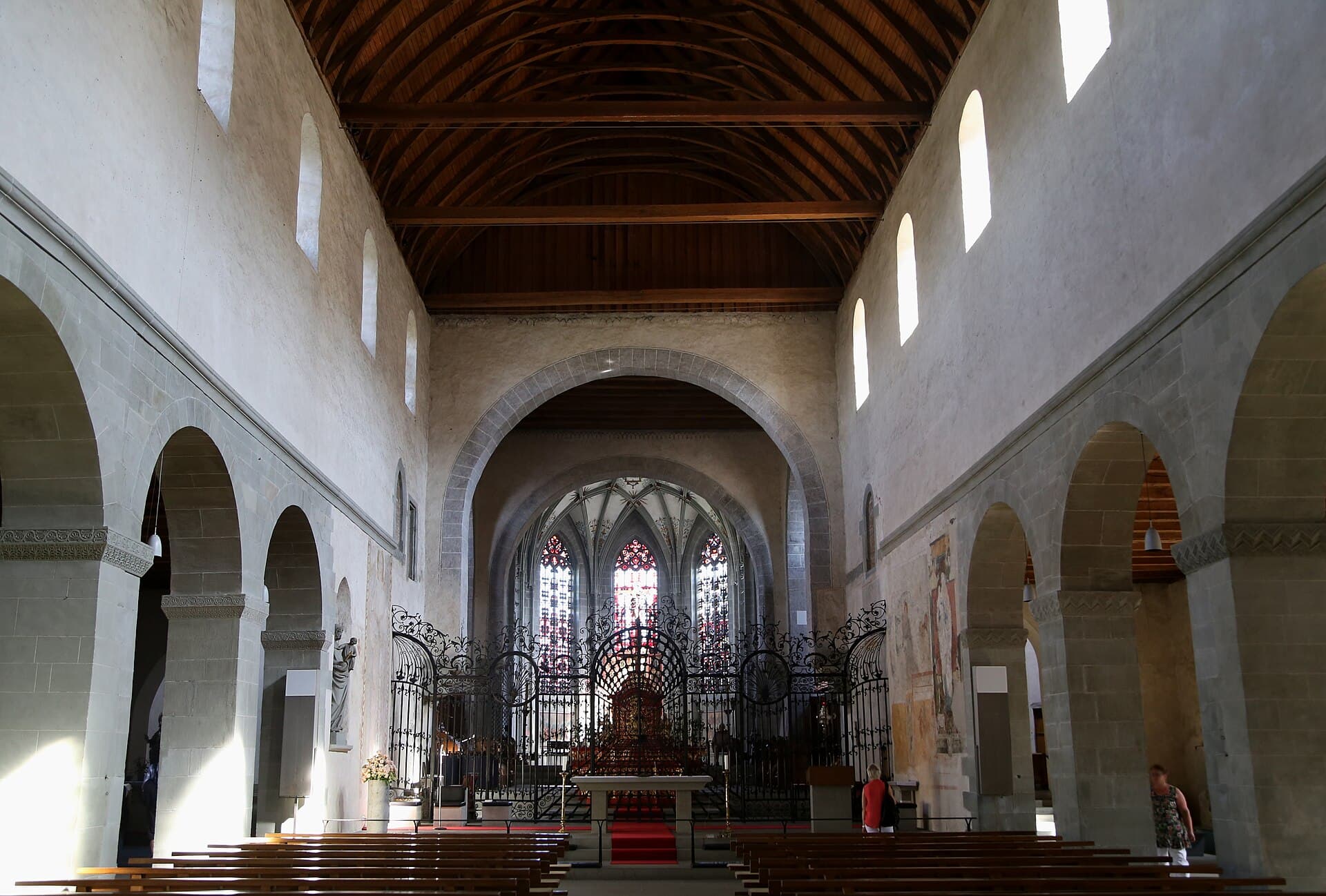 Interno della collegiata di Mittelzell, sull’isola di Reichenau