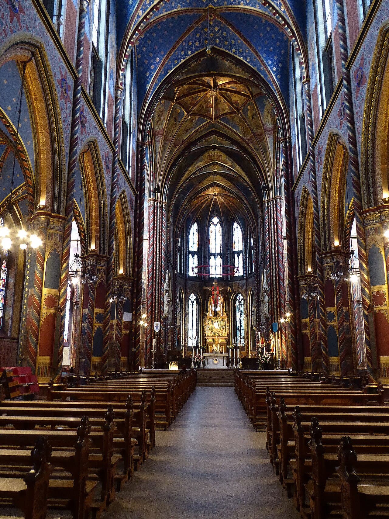 Nave of the Marienbasilika in Kevelaer
