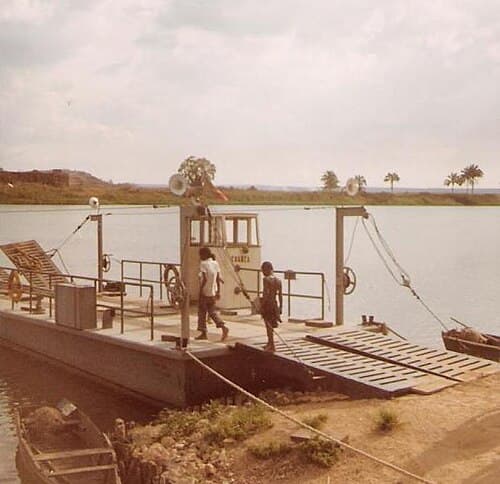 O rio Kwanza no Parque Nacional da Kissama