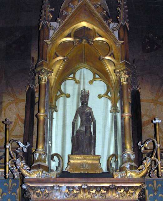 Statua di Nostra Signora di Rocamadour, Madonna Nera col Bambino in maestà