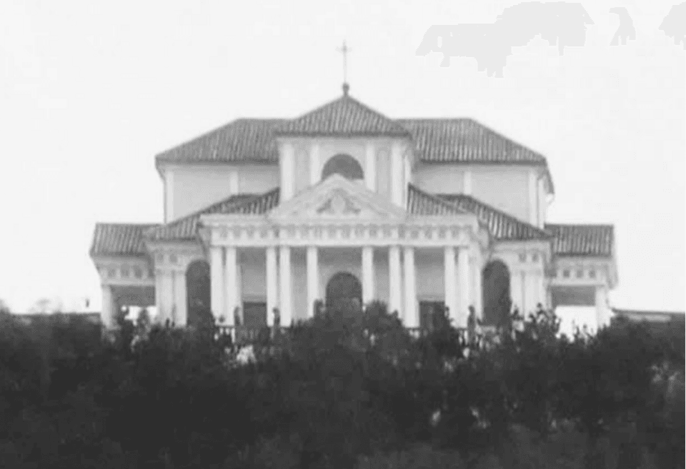 Façade de l’ancienne église du vœu de Sheshan