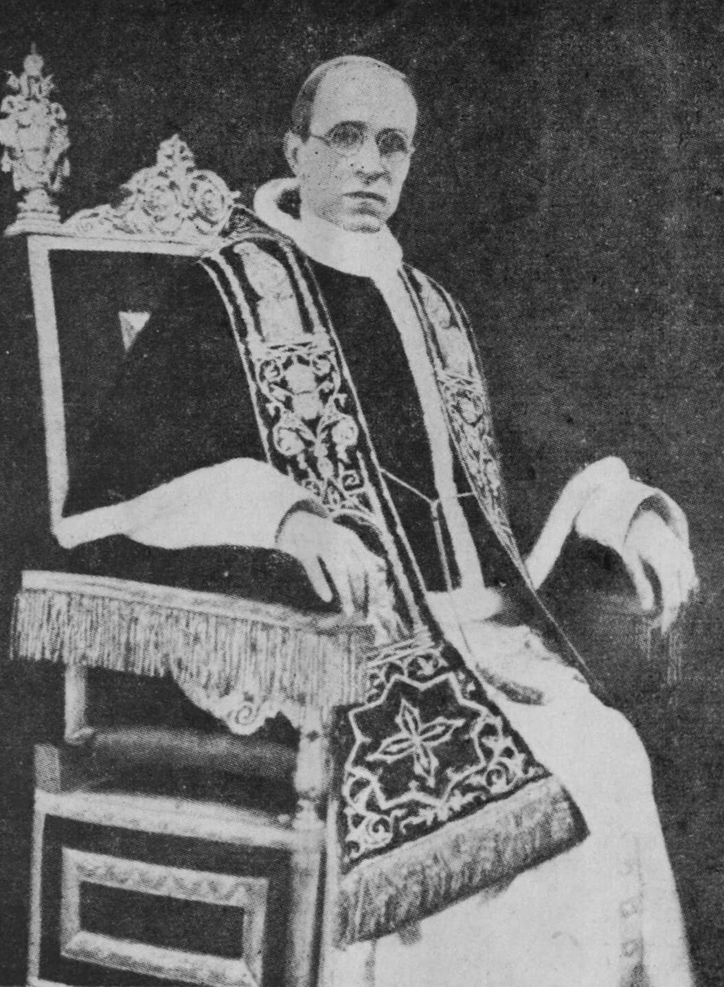 Пий XII, возведший Шэшань в малые базилики в 1942 году