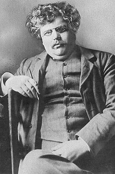 Retrato fotográfico de G. K. Chesterton
