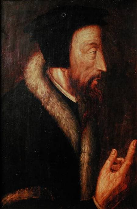 Retrato de João Calvino do século XVI