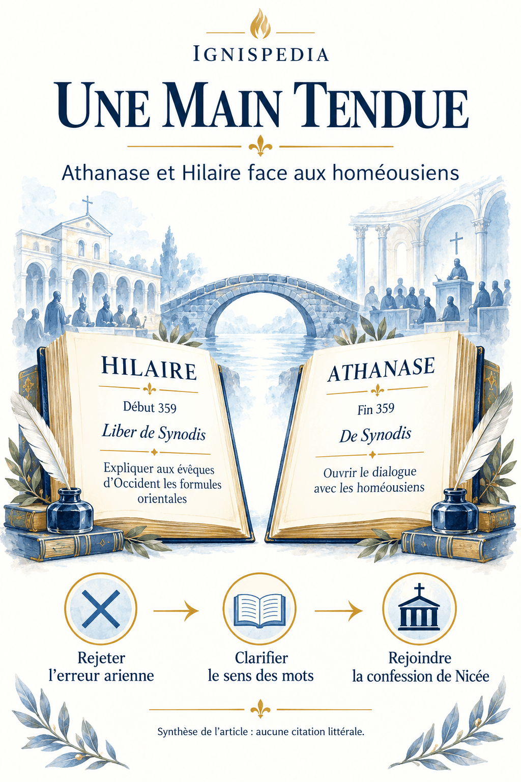 Le Liber de Synodis d’Hilaire et le De Synodis d’Athanase en 359