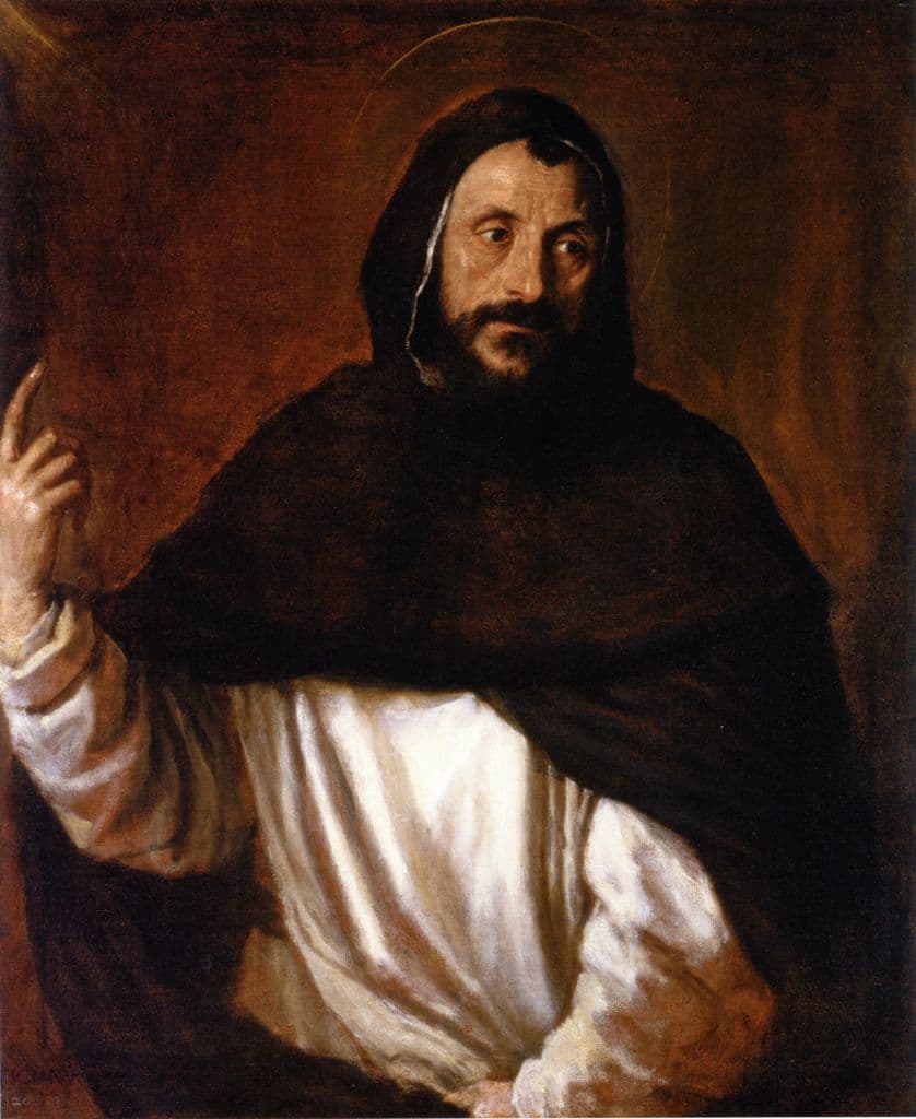 São Domingos, pintura de Ticiano na Galleria Borghese