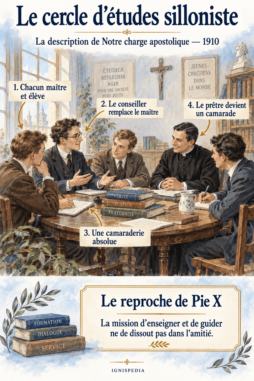 I circoli di studio del Sillon e la critica della loro organizzazione nella lettera del 1910