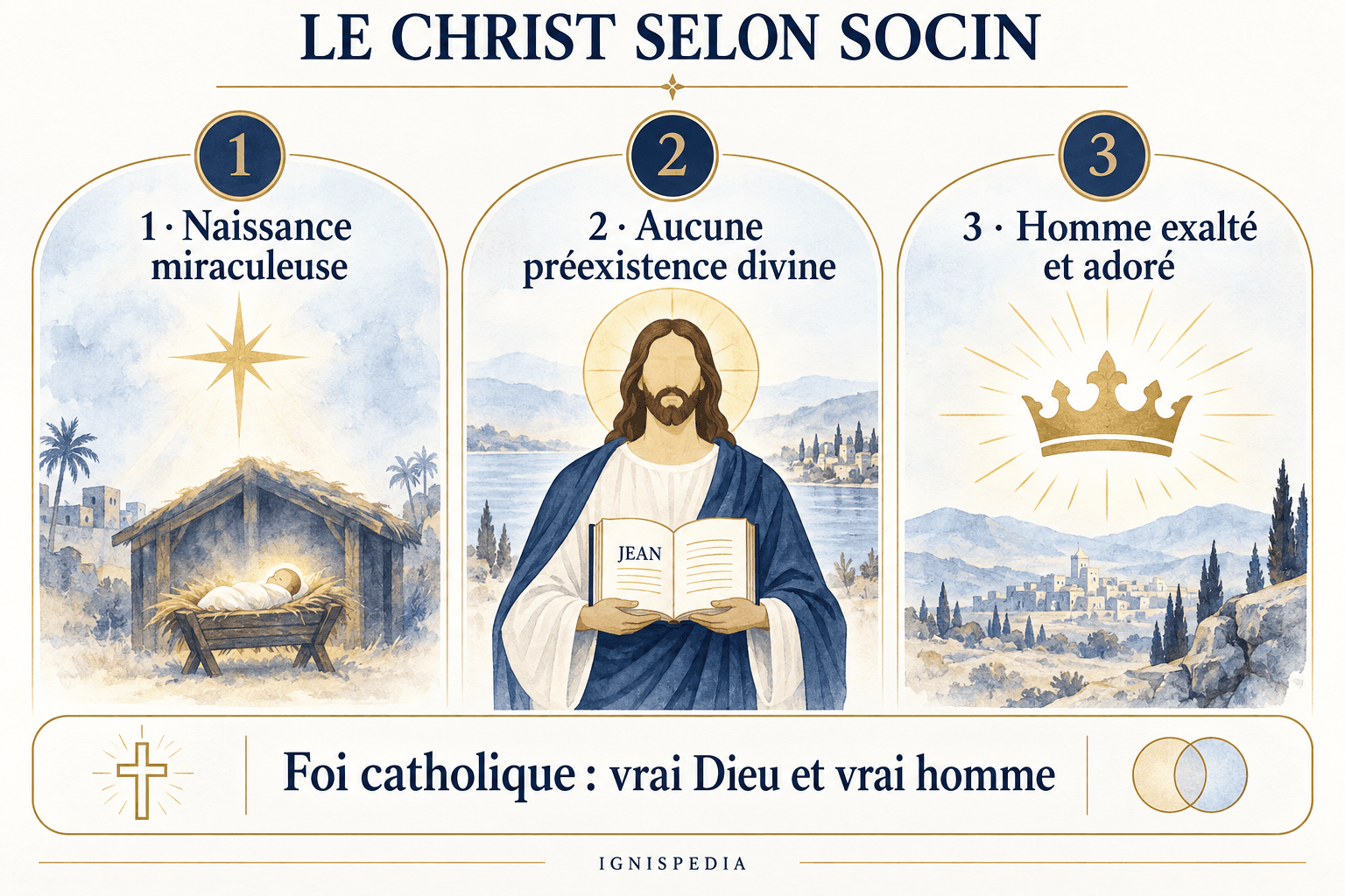 La christologie de Fauste Socin et son contraste avec la foi catholique