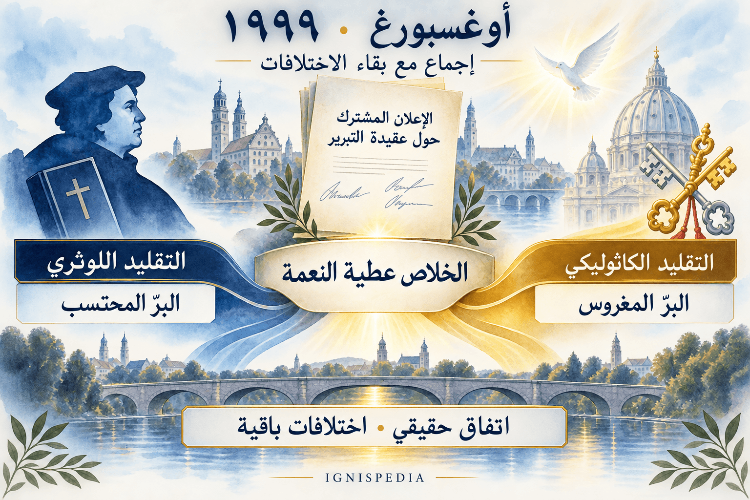 اتفاق أوغسبورغ 1999: الخلاص عطية النعمة، مع بقاء اختلافات عقائدية