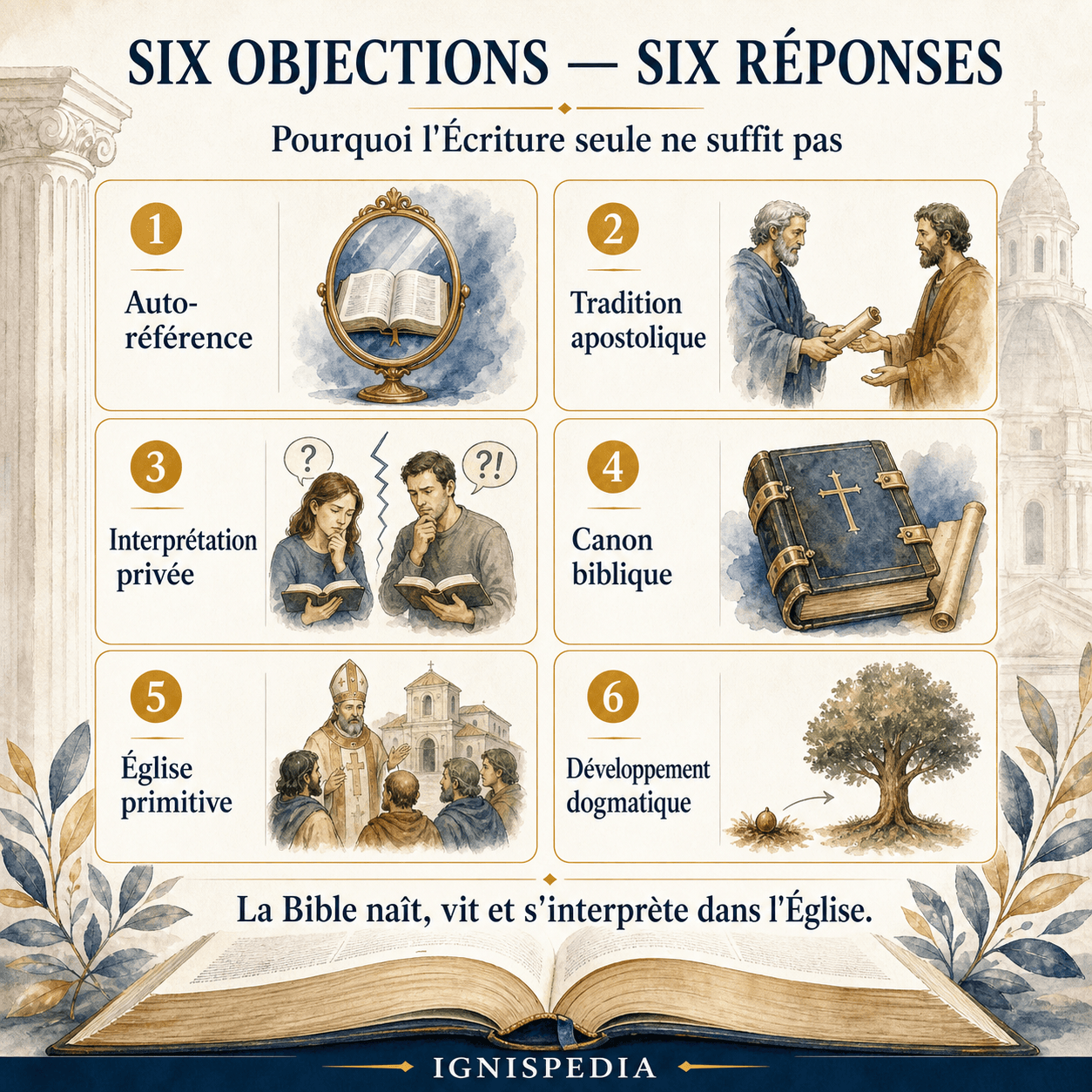 Sola Scriptura — six objections et six réponses