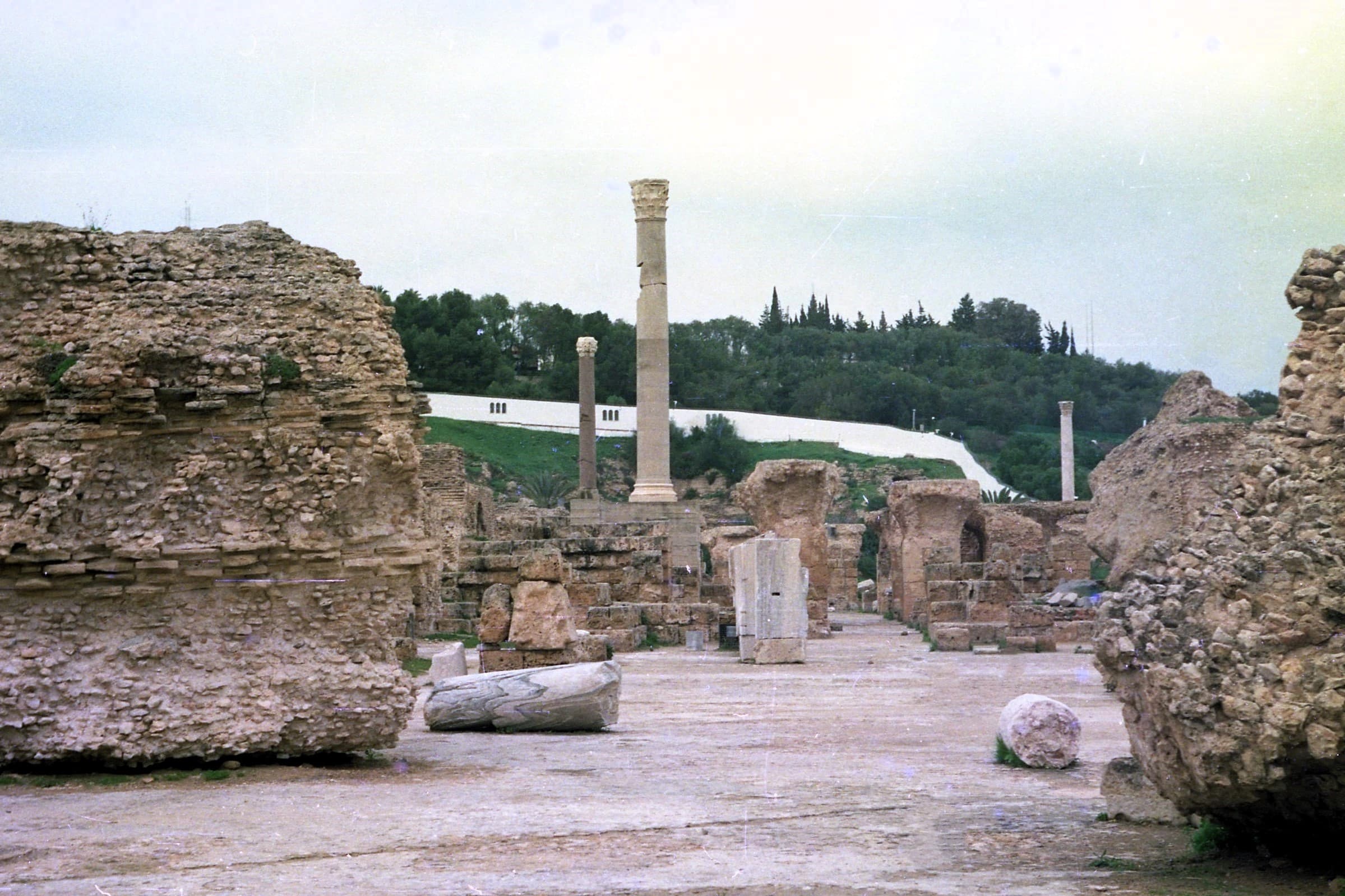 Ruines des thermes d'Antonin à Carthage