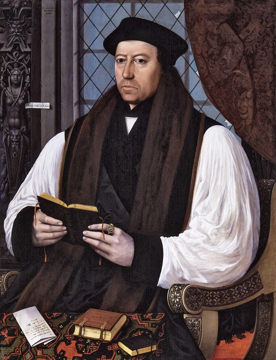 Portrait of Thomas Cranmer by Gerlach Flicke, 1545