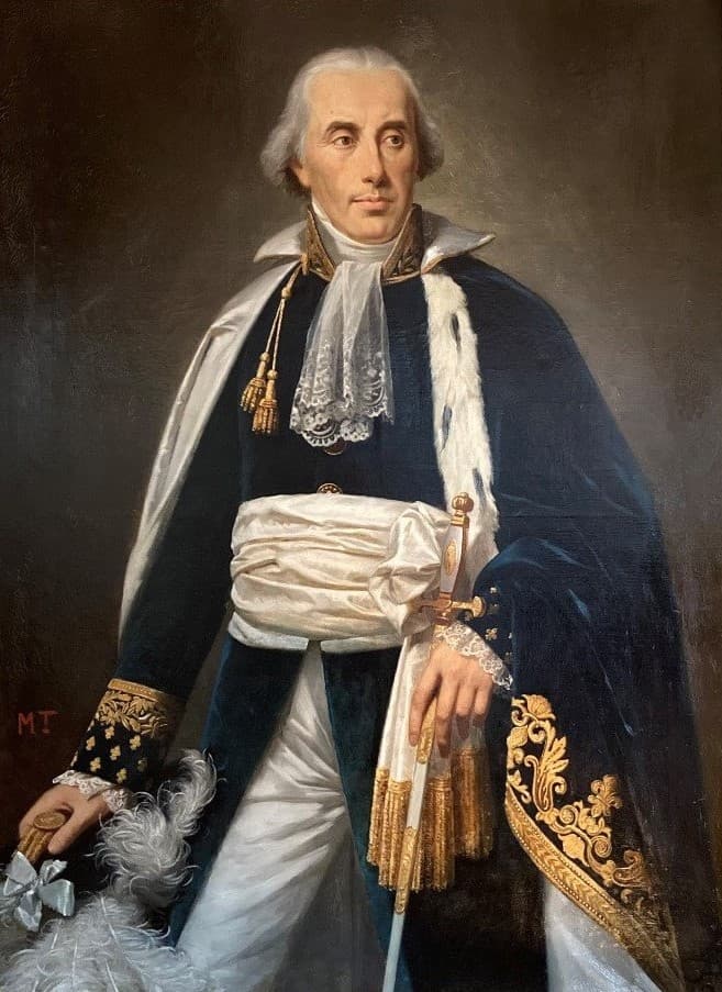 Portrait of Louis de Bonald painted in 1823 by Louis Hersent