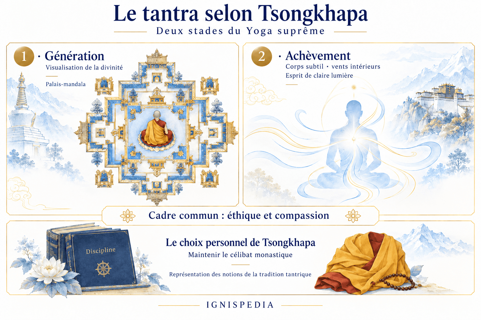 Les stades de génération et d’achèvement dans le tantra selon Tsongkhapa