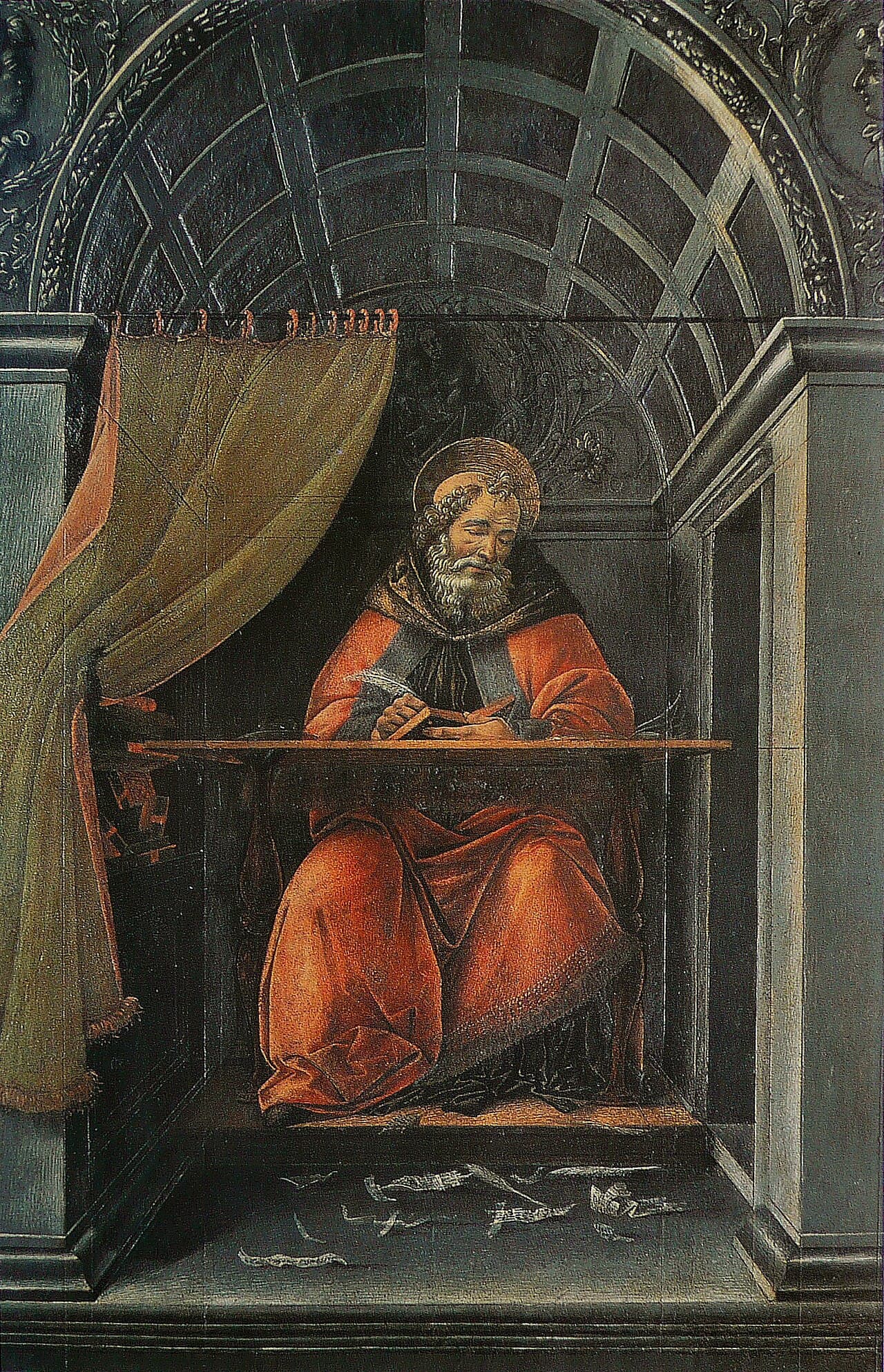 Sant’Agostino nel suo studio, di Botticelli