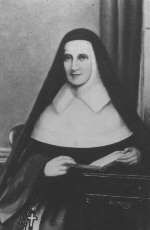 Historyczny portret Catherine McAuley w habicie zakonnym