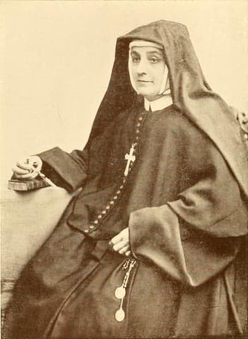 Cornelia Connelly verso il 1877, seduta in abito religioso