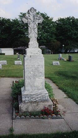 Tomb of Samuel Mazzuchelli in St. Patrick's Cemetery, Benton
