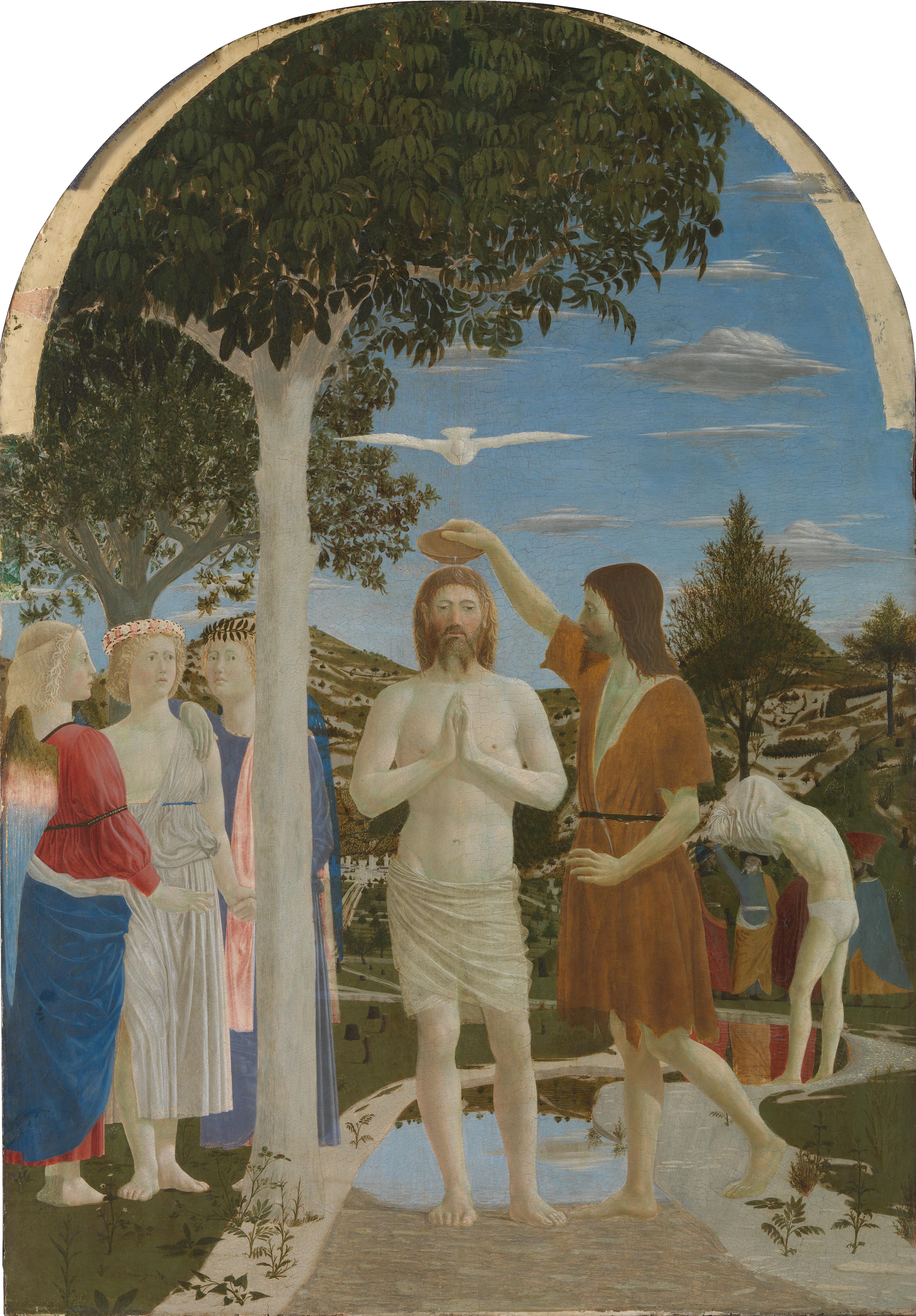 Piero della Francesca, o batismo de Cristo