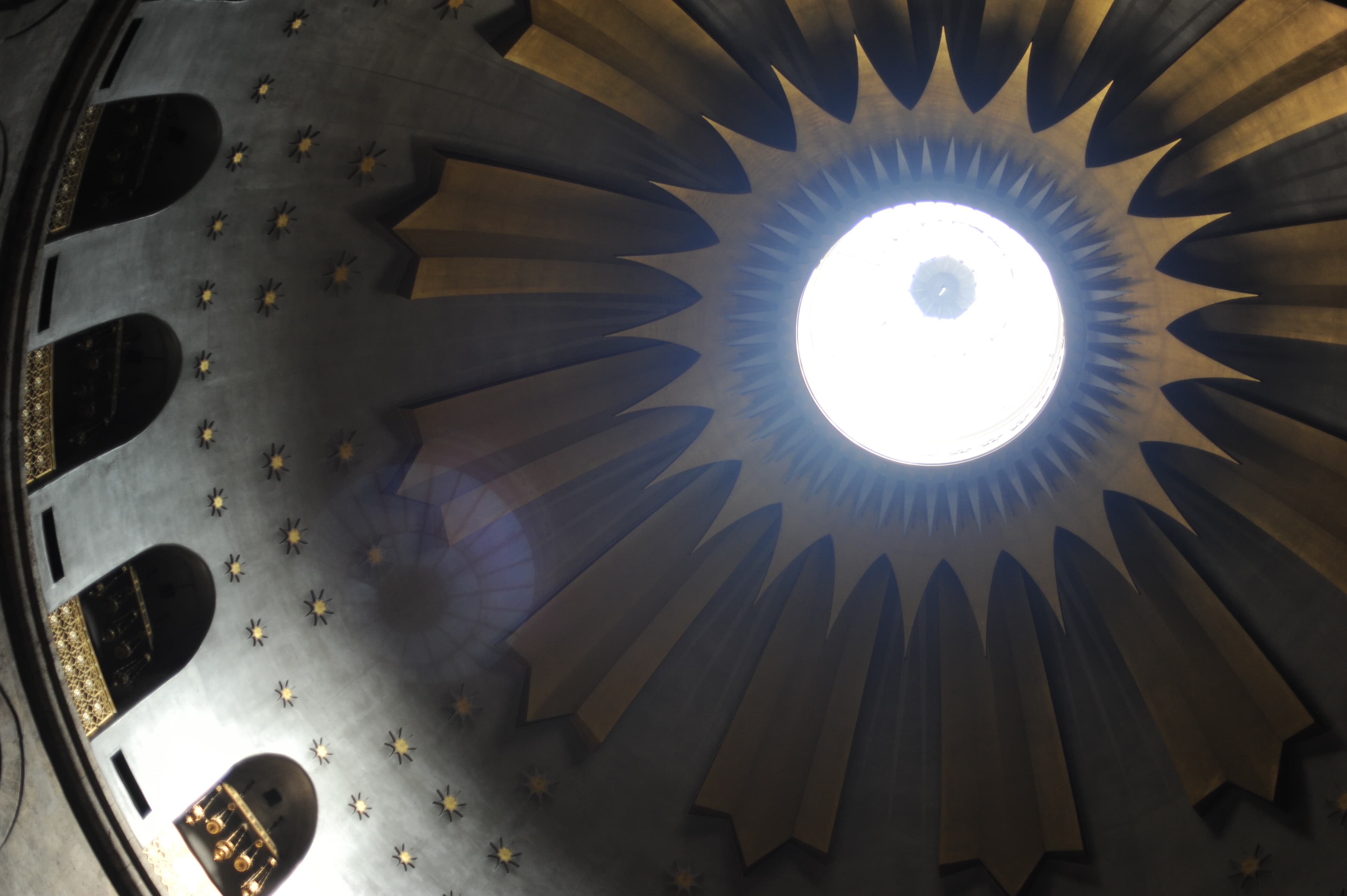 Cúpula atual da rotunda do Santo Sepulcro em Jerusalém