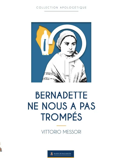 Obálka „Bernadette ne nous a pas trompés“