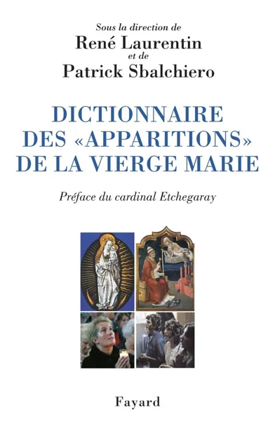 Obálka „Dictionnaire des apparitions de la Vierge Marie“