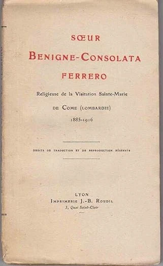 Obálka „Soeur Benigna-Consolata Ferrero“